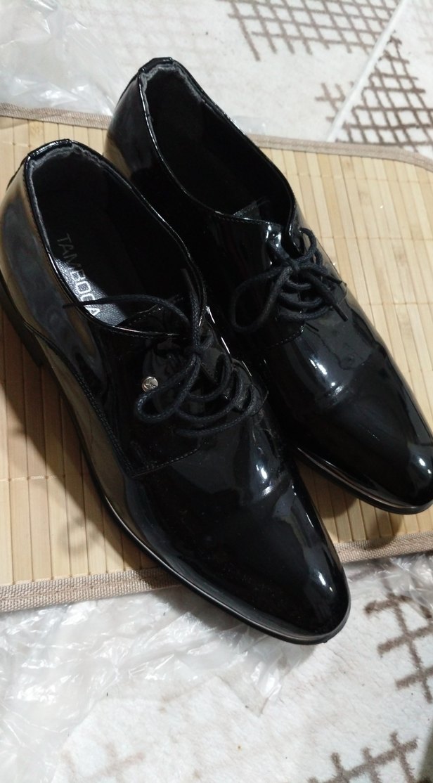 Siyah Parlak Rugan Erkek Klasik Ayakkabı - Görsel 3