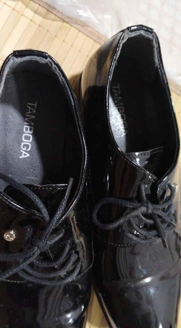 Siyah Parlak Rugan Erkek Klasik Ayakkabı - Görsel 4