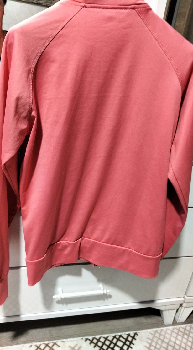 Pembe Fermuarlı Kadın Spor Ceket - Görsel 4