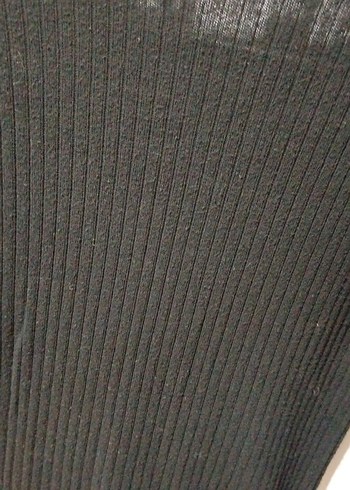 Kadın Siyah Triko Uzun Elbise Standart beden. - Görsel 5