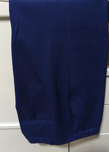 Parlak Mavi Kadın Pantolon - Görsel 5