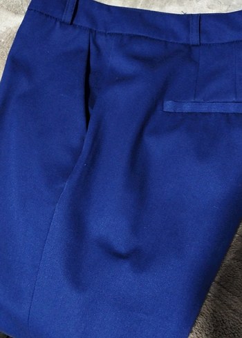 Parlak Mavi Kadın Pantolon - Görsel 4