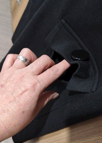 Siyah Kısa Kollu Midi Elbise - Görsel 5