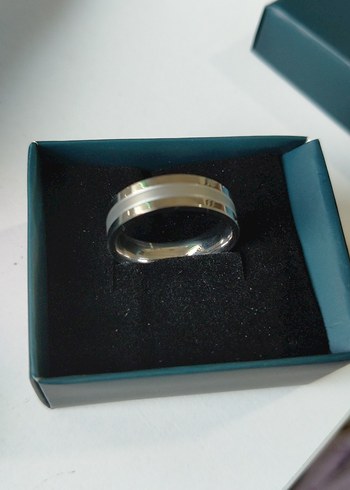 Klasik Şıklıkta Tokalı Beyaz Yüzük - Görsel 6