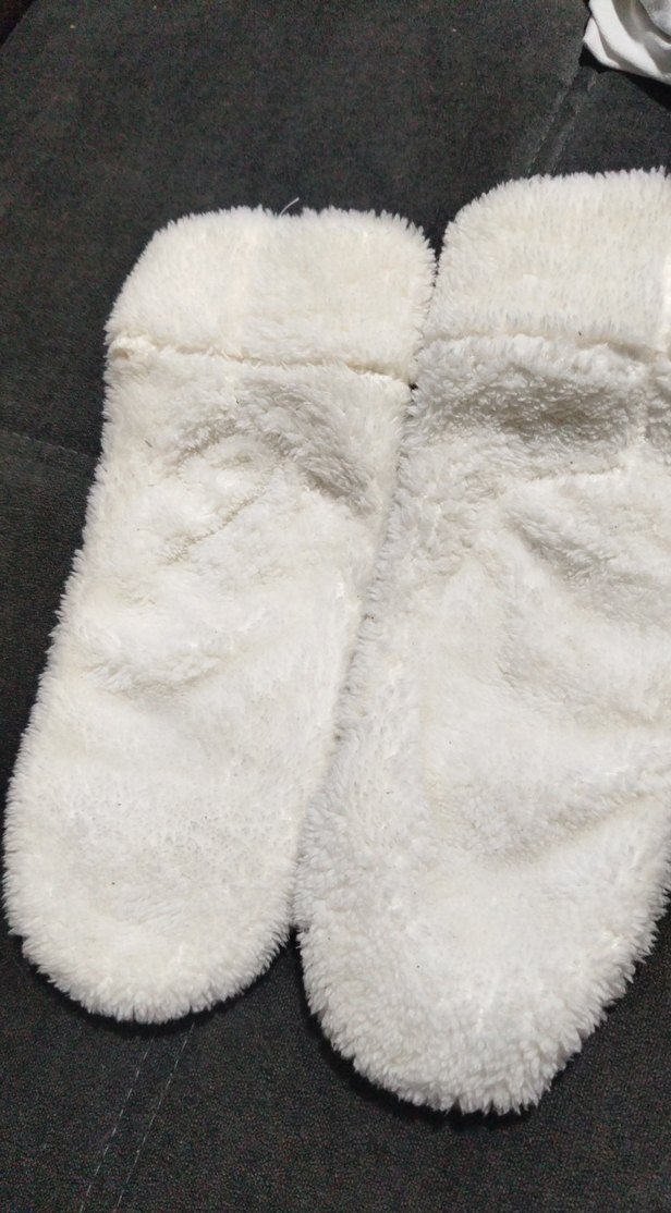 Kızlar için Beyaz Nakışlı Sıcak Terlik - Görsel 4