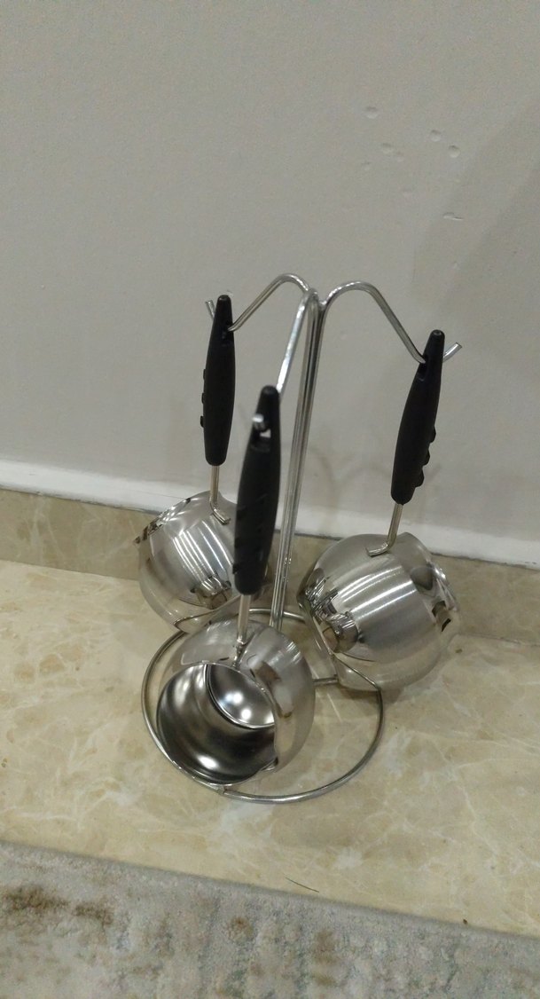 Paslanmaz Çelik cezve  Seti ve Standı - Görsel 2