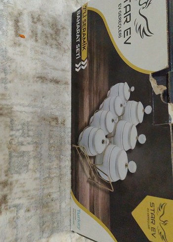 Star Ev Desenli seramik baharat seti - Görsel 4