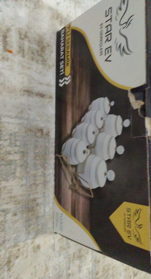 Star Ev Desenli seramik baharat seti - Görsel 3