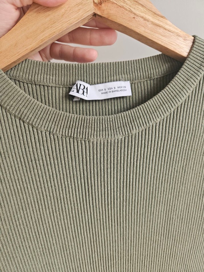 Zara Triko Elbise - Görsel 4