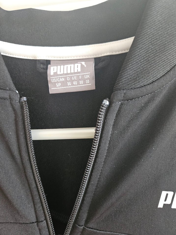 Puma Siyah Fermuarlı Spor Ceket - Görsel 2