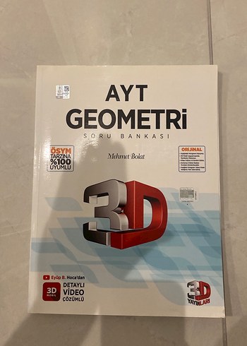 AYT Geometri 3D Soru Bankası - Mehmet Bolat