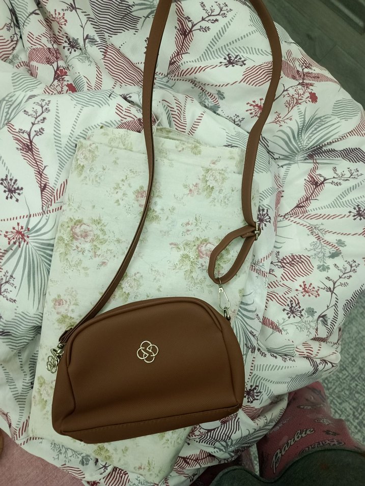 Kahverengi Deri Minimalist Kadın Çanta - Görsel 3