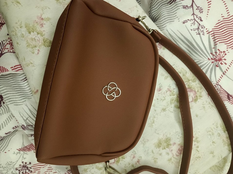 Kahverengi Deri Minimalist Kadın Çanta - Görsel 2