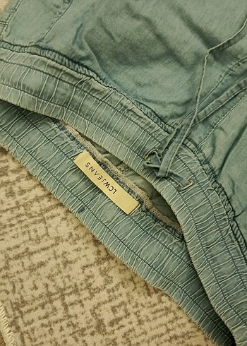 Kadın Bohem Tarzı Geniş Paça Kot Pantolon - Görsel 2