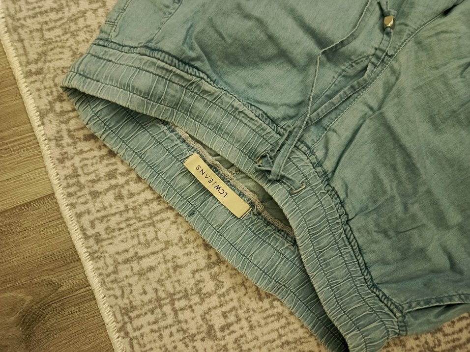 Kadın Bohem Tarzı Geniş Paça Kot Pantolon - Görsel 2