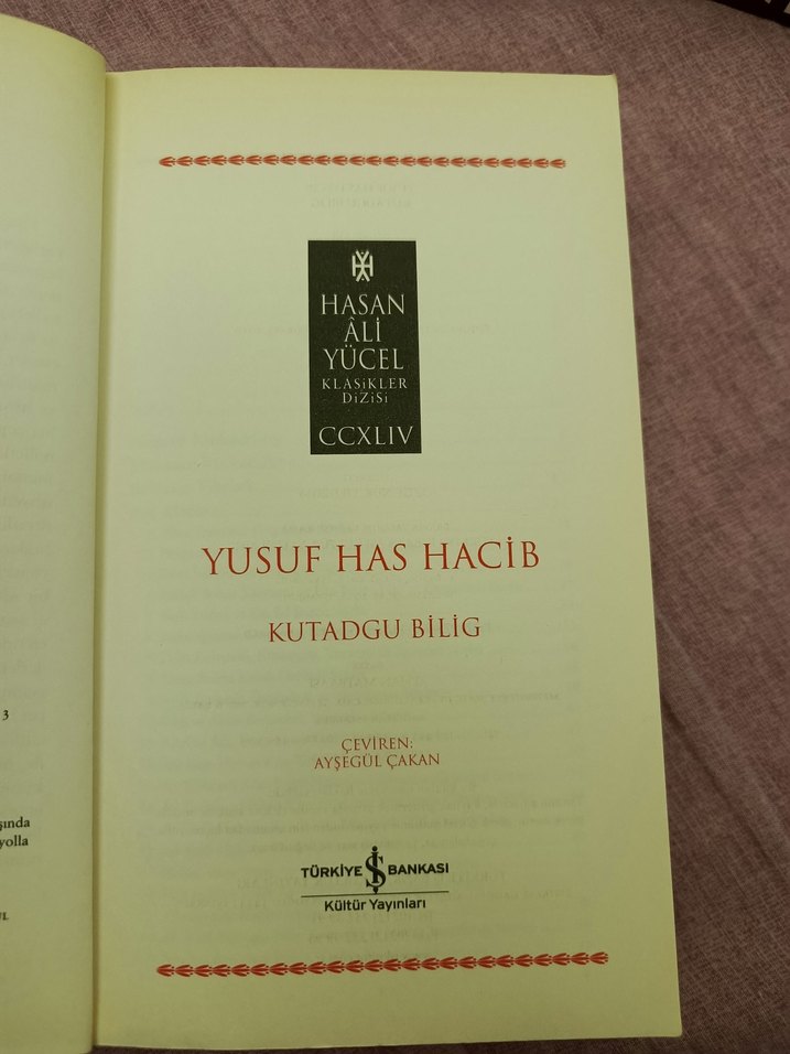 Kutadgu Bilig - Yusuf Has Hacib - Görsel 5