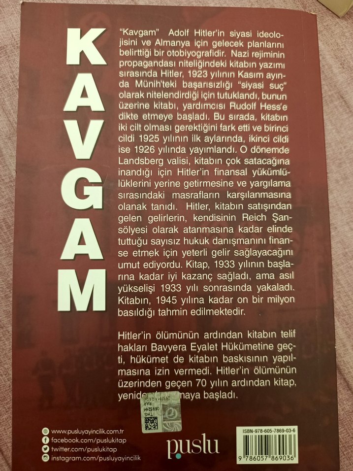 Adolf Hitler - Kavgam Kitabı - Görsel 2