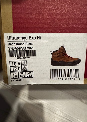 Vans Ultrarange Exo Hi Gore- tex Erkek Bot - Görsel 5