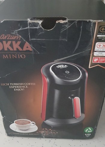 Kırmızı Arzum OKKA Minio Türk Kahvesi Makinesi