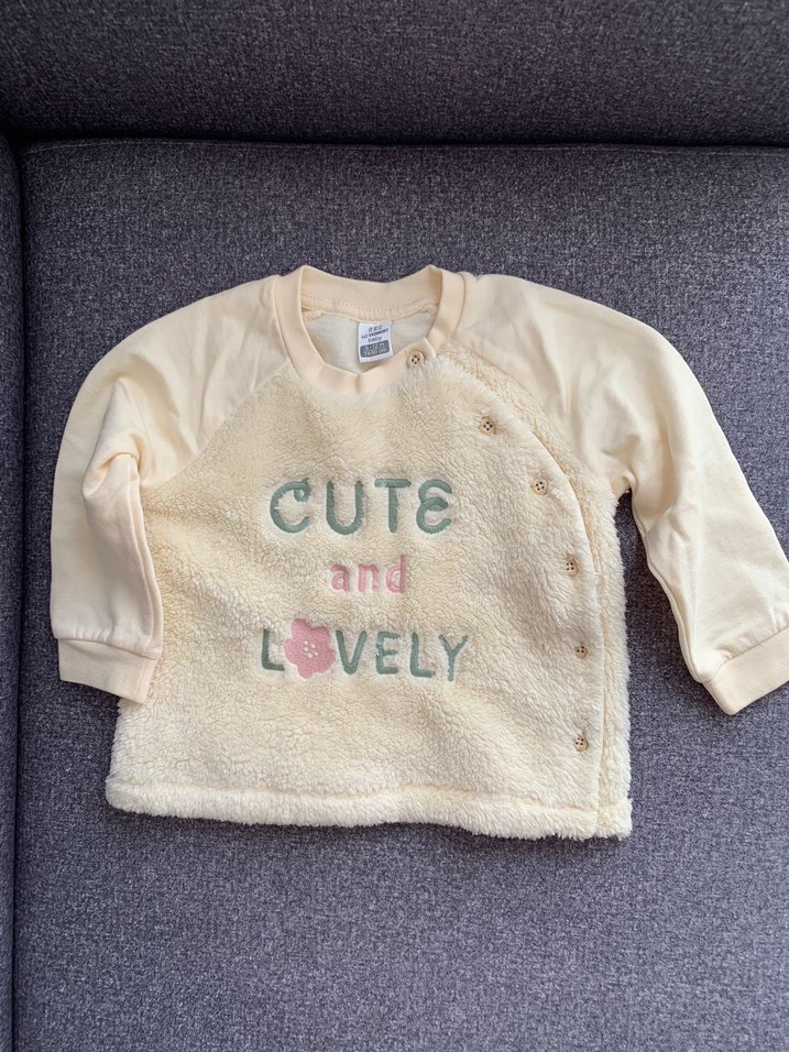 Beyaz Kürklü Bebek Kız Tulumu - Görsel 2