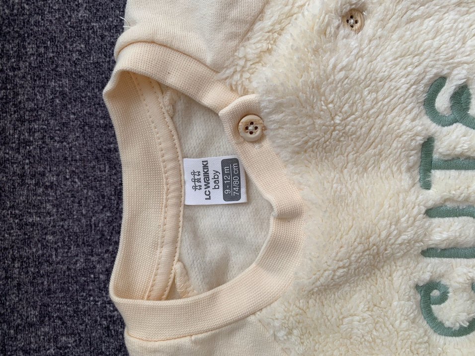 Beyaz Kürklü Bebek Kız Tulumu - Görsel 3