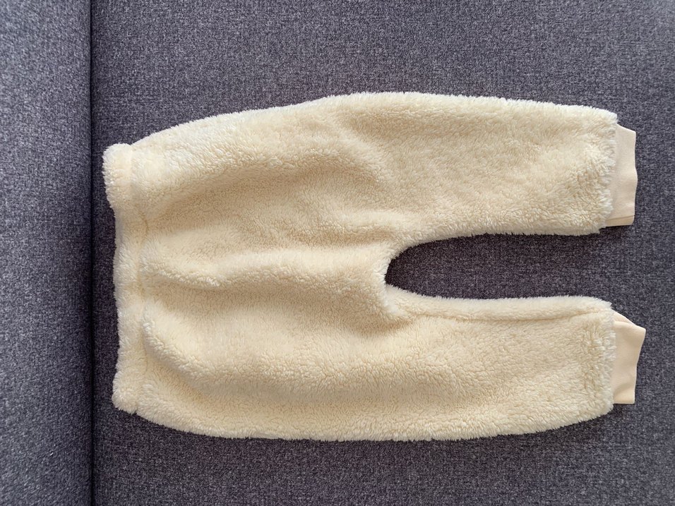 Beyaz Kürklü Bebek Kız Tulumu - Görsel 4