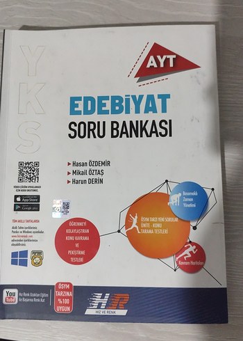 hız ve renk yayınları AYT Edebiyat Soru Bankası