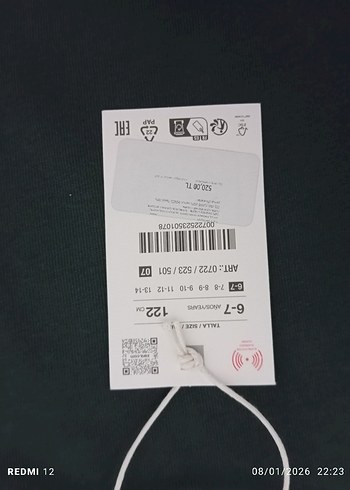 ZARA Erkek Yeşil Uzun Kollu Sweatshirt - Görsel 2