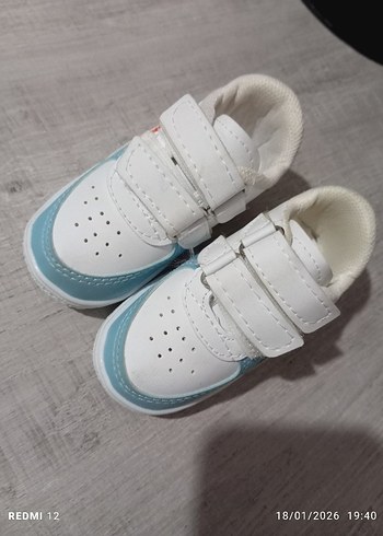 Kız Çocuk Renkli Cırt Cırtlı Spor Ayakkabı - Görsel 5