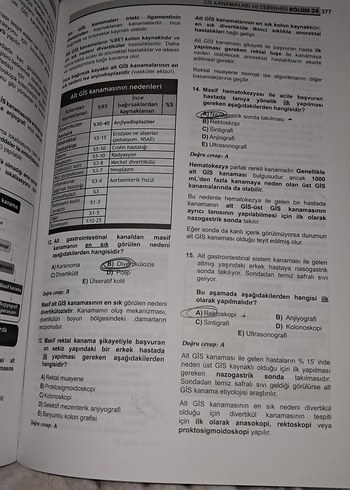 Beden Renk ProspekTUS 9. Baskı Genel Cerrahi Soruları
