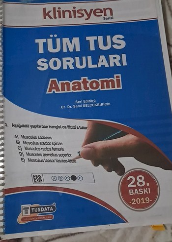TUS Soruları Anatomi Kitabı 2019