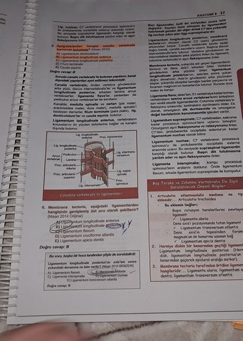  TUS Soruları Anatomi Kitabı 2019