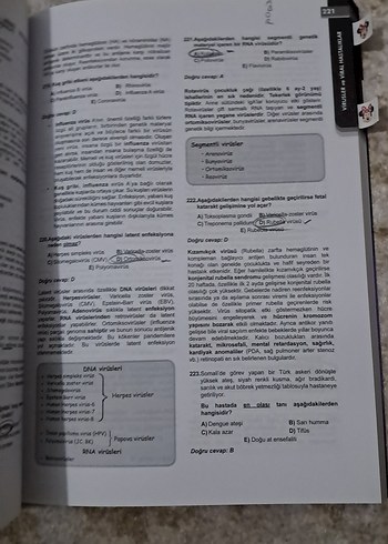  Mikrobiyoloji ve Enfeksiyon Hastalıkları Soruları