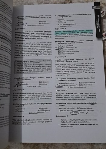 Beden Mikrobiyoloji ve Enfeksiyon Hastalıkları Soruları