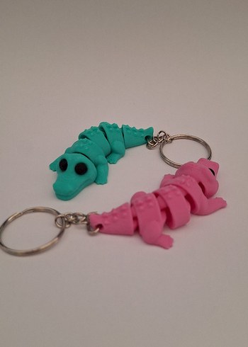 Renkli Timsah Anahtarlıklar - Görsel 2