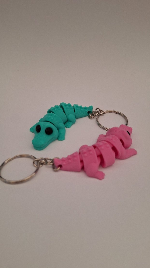 Renkli Timsah Anahtarlıklar - Görsel 2