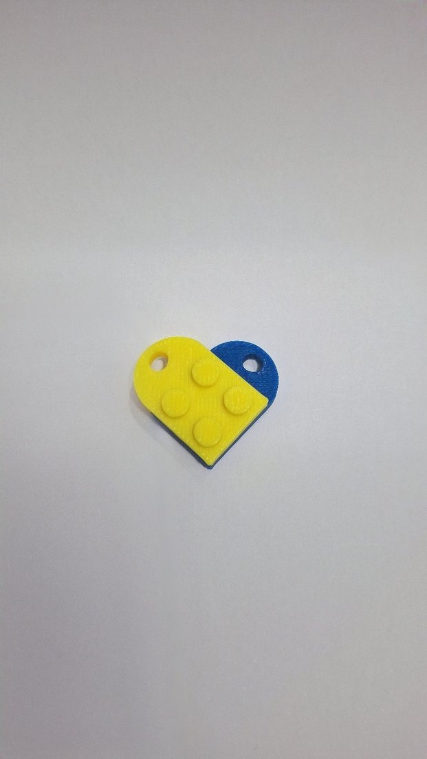 3D Lego Kalpli Anahtarlık - Görsel 2