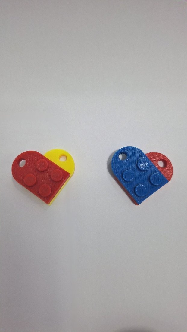 3D Lego Kalpli Anahtarlık - Görsel 3