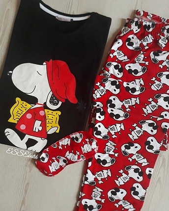 snoopy pijama takimi