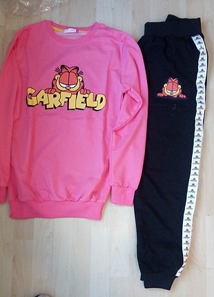 garfield pembe ikili takim