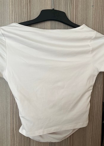 Koton Kepçe Yaka Kısa Kollu Beyaz Kadın Tişört