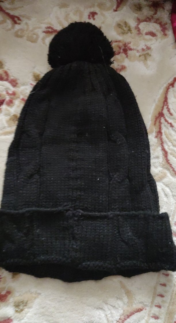 Siyah BJK 1903 Ponponlu Erkek Bere - Görsel 2