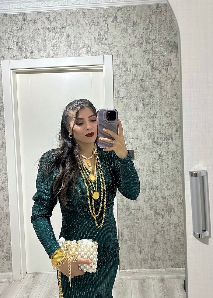 Yeşil abiye - Görsel 2