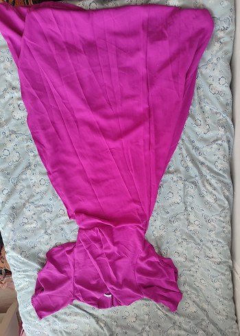 hiç kullanılmamış Pembe Uzun Kadın Bornoz Bohem Stil - Görsel 2