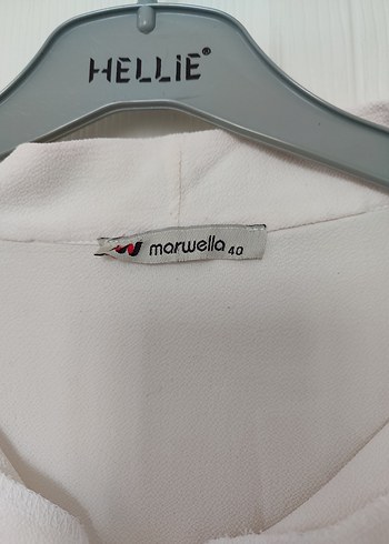 Beyaz V Yakalı Midi Kadın Gömlek - Görsel 3