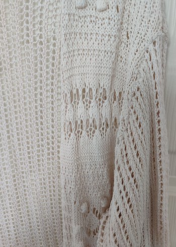 Bohem Bej Örgü Kadın Hırka - Görsel 3