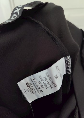 hiç kullanılmamış Siyah transparan Spor Tayt - Görsel 5