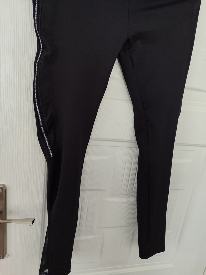 hiç kullanılmamış Siyah transparan Spor Tayt - Görsel 3