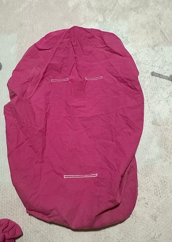 0 - 13 kg Beden pembe Renk Pembe Bebek Oto Koltuğu Örtüsü ve Minderi