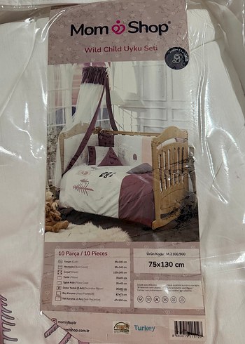 Momishop Çocuk Uyku Seti - Mürdüm - Görsel 4
